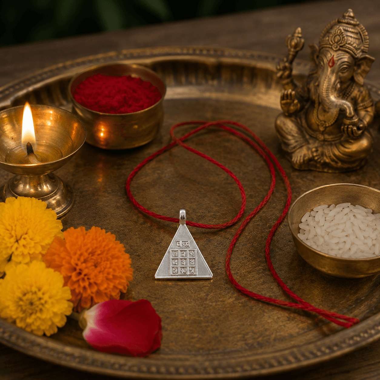Chandra Yantra Pendant thumbnail 3