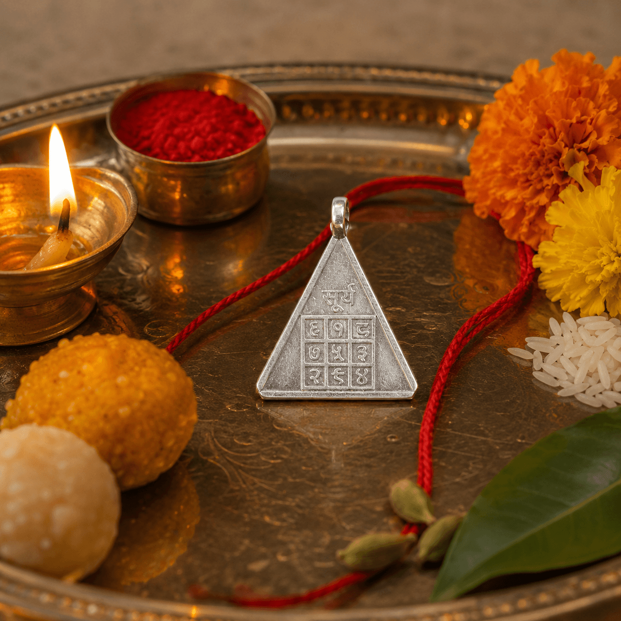 Surya Yantra Pendant thumbnail 2