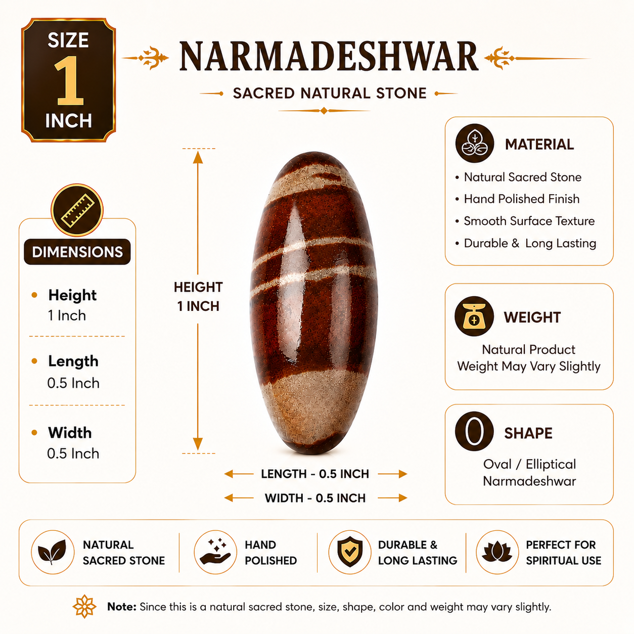 Red Narmadeshwar Shivling