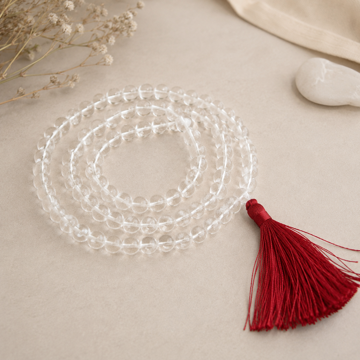 Crystal Mala 100% Natural thumbnail 2