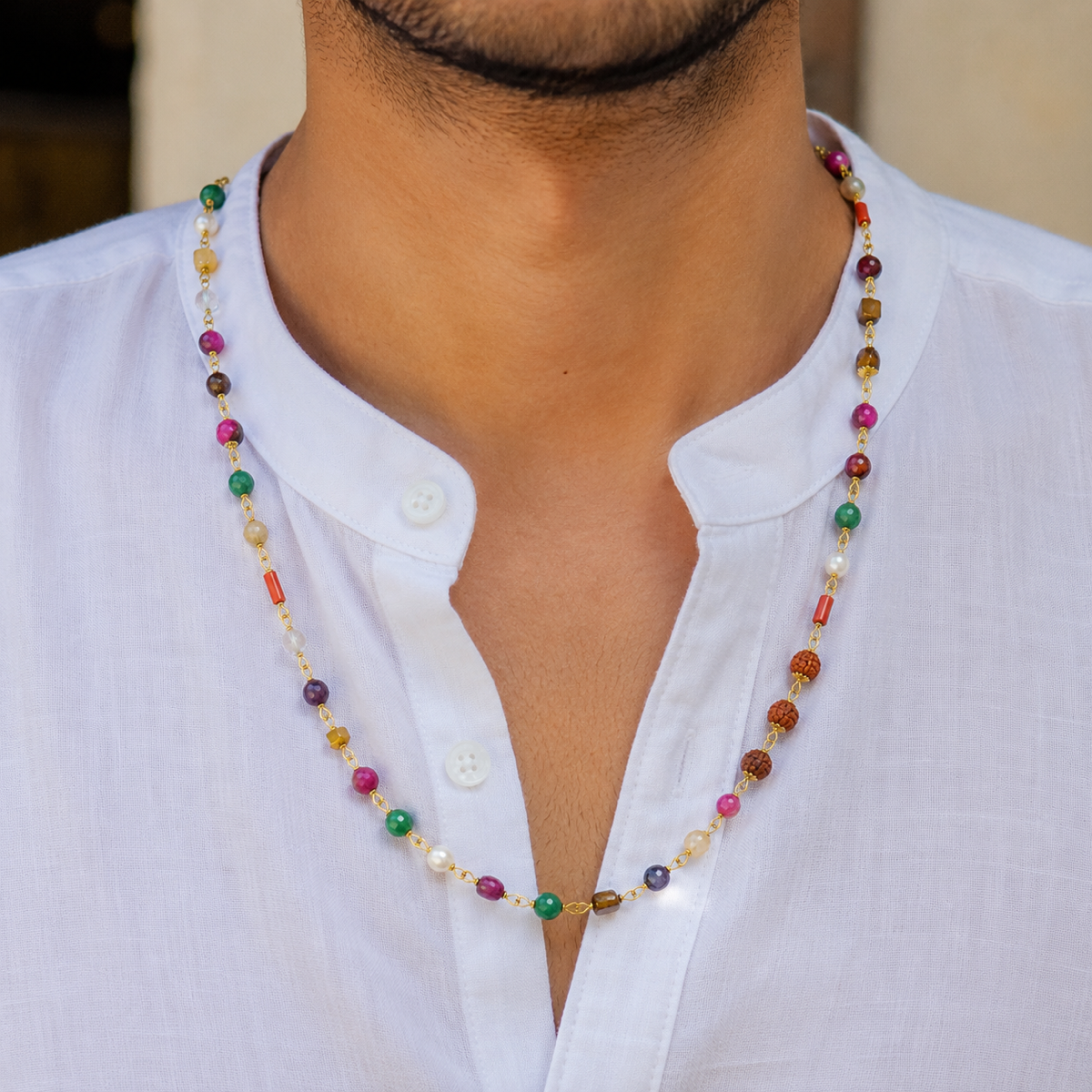 Navratan (Nine Gemstone) Mala