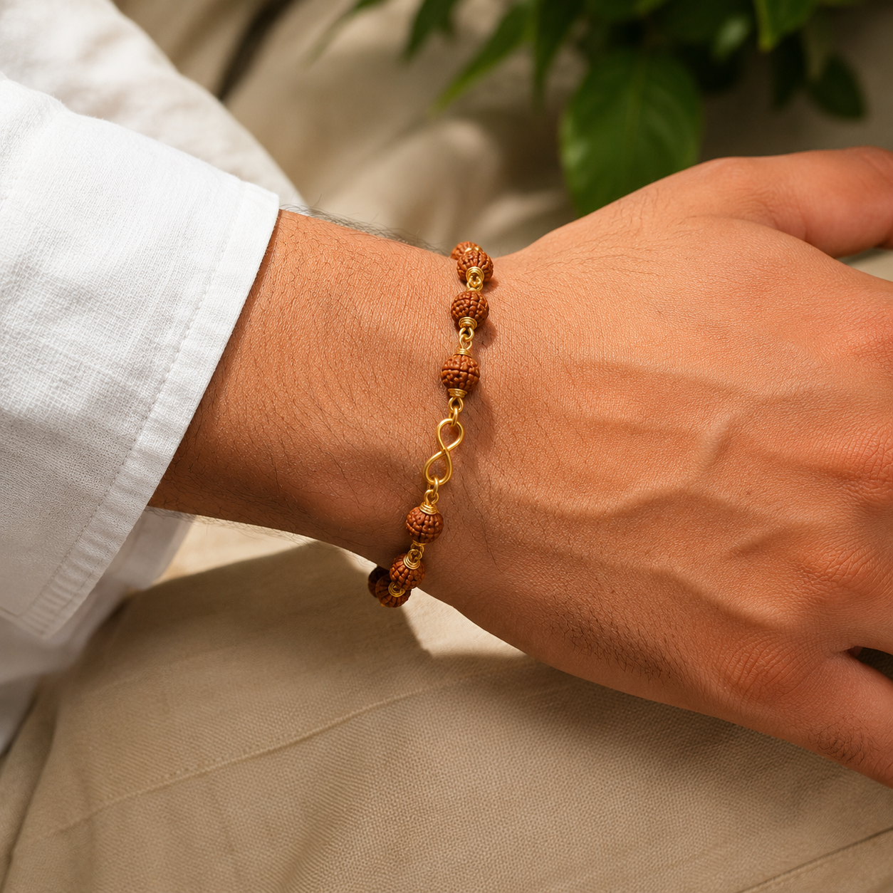 Rudraksha Wrist Bracelet thumbnail 2