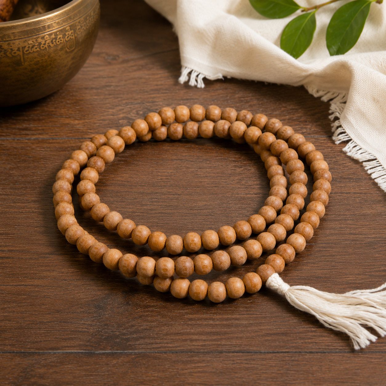 White Sandalwood Mala