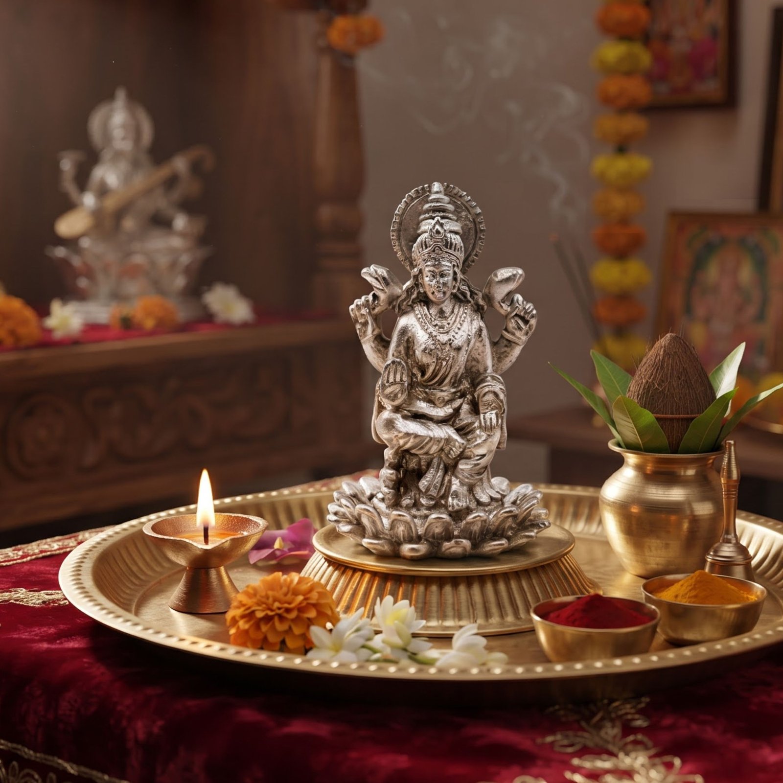Parad Laxmi on Lotus thumbnail 2