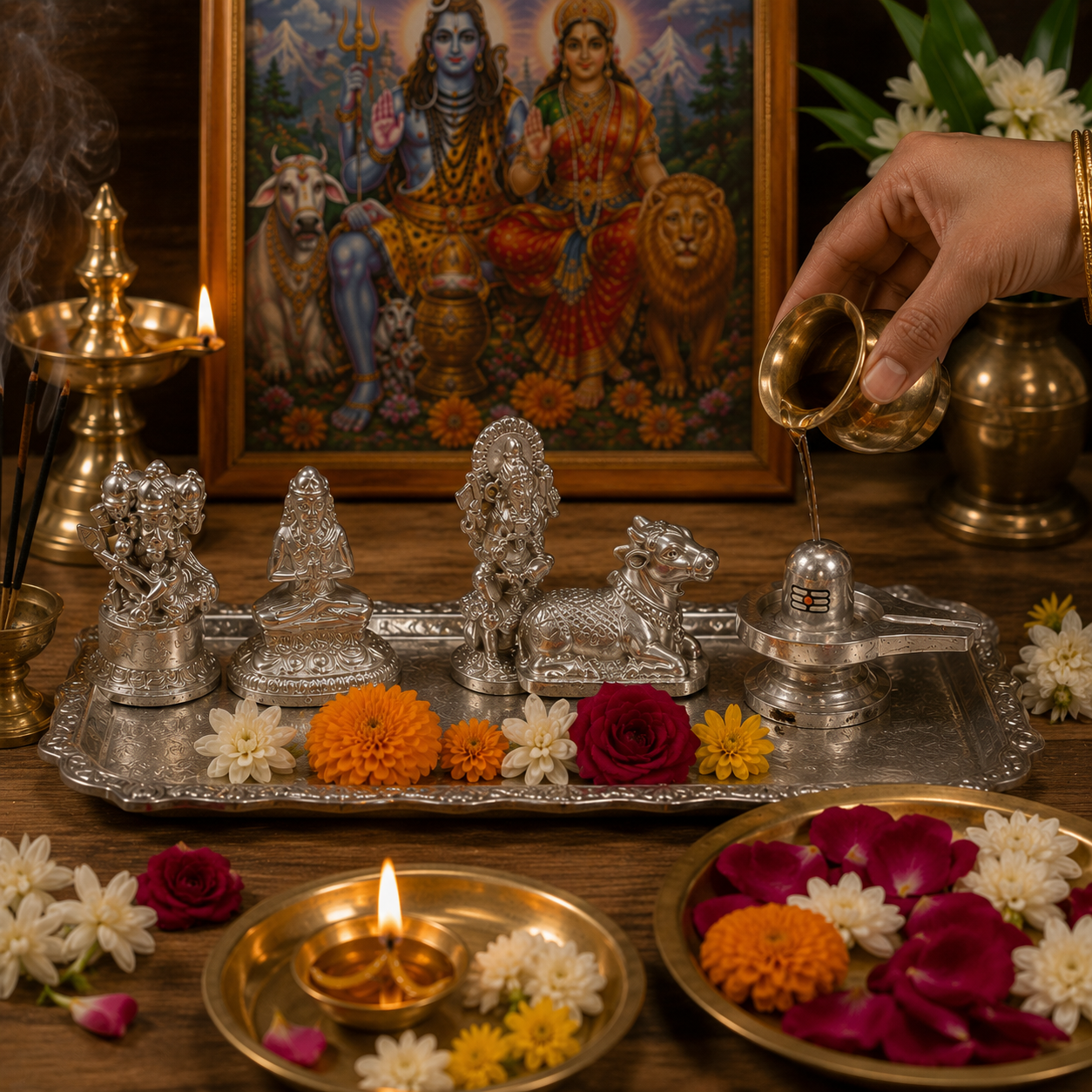 Parad Shiv Panchayat 5 Piece Set thumbnail 3