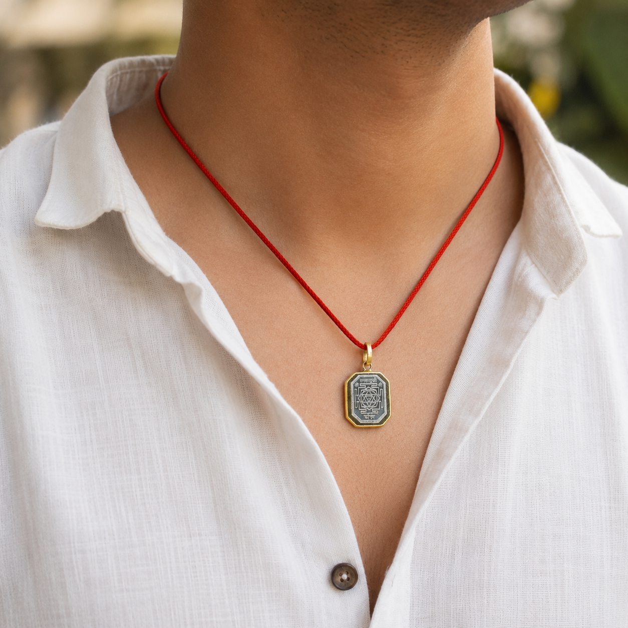 Bagalamukhi Dibbi (Box) Yantra Pendant thumbnail 3