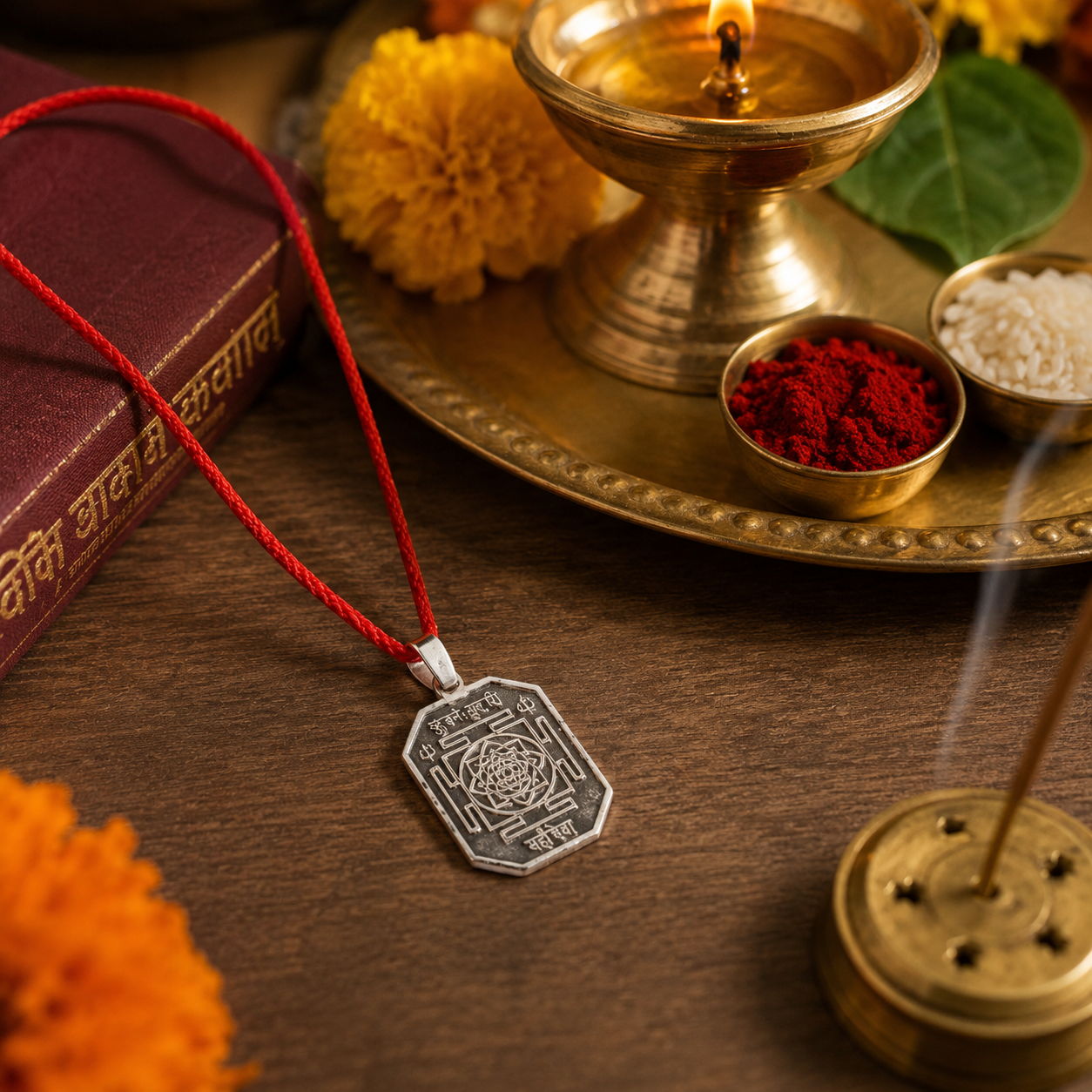 Bhuwaneshwary Yantra Pendant thumbnail 2