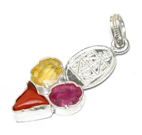 Singh Rashi (Leo) Bissa Ratna Pendant