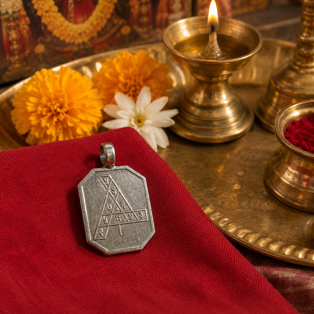 Durga Bissa Yantra Pendant thumbnail 2