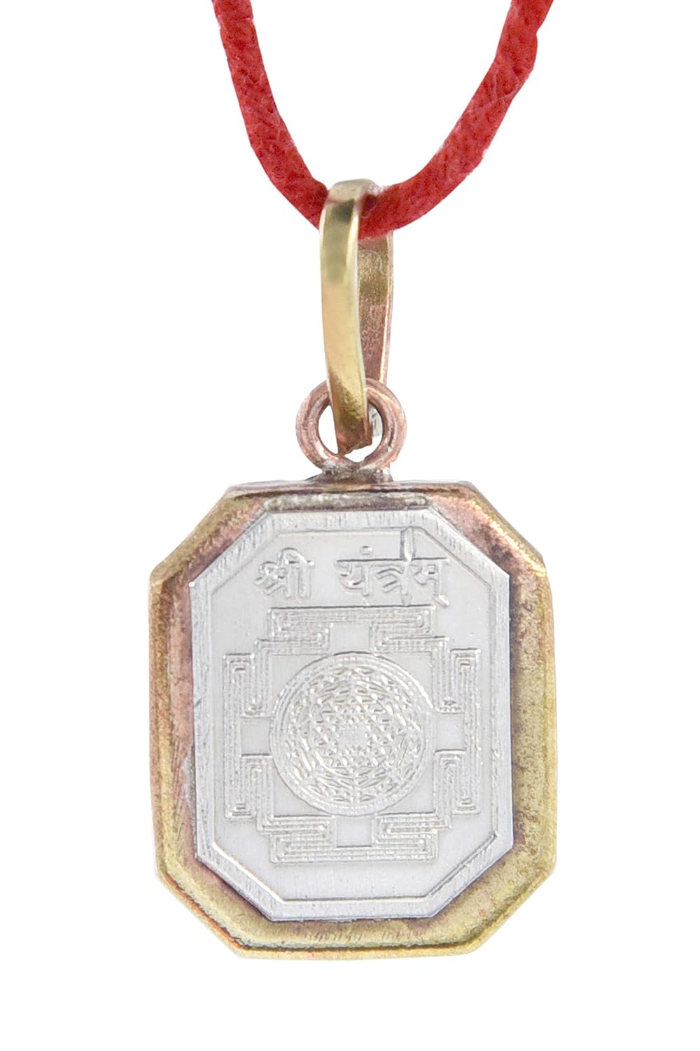 Shree Yantra Dibbi (Square Box) Pendant