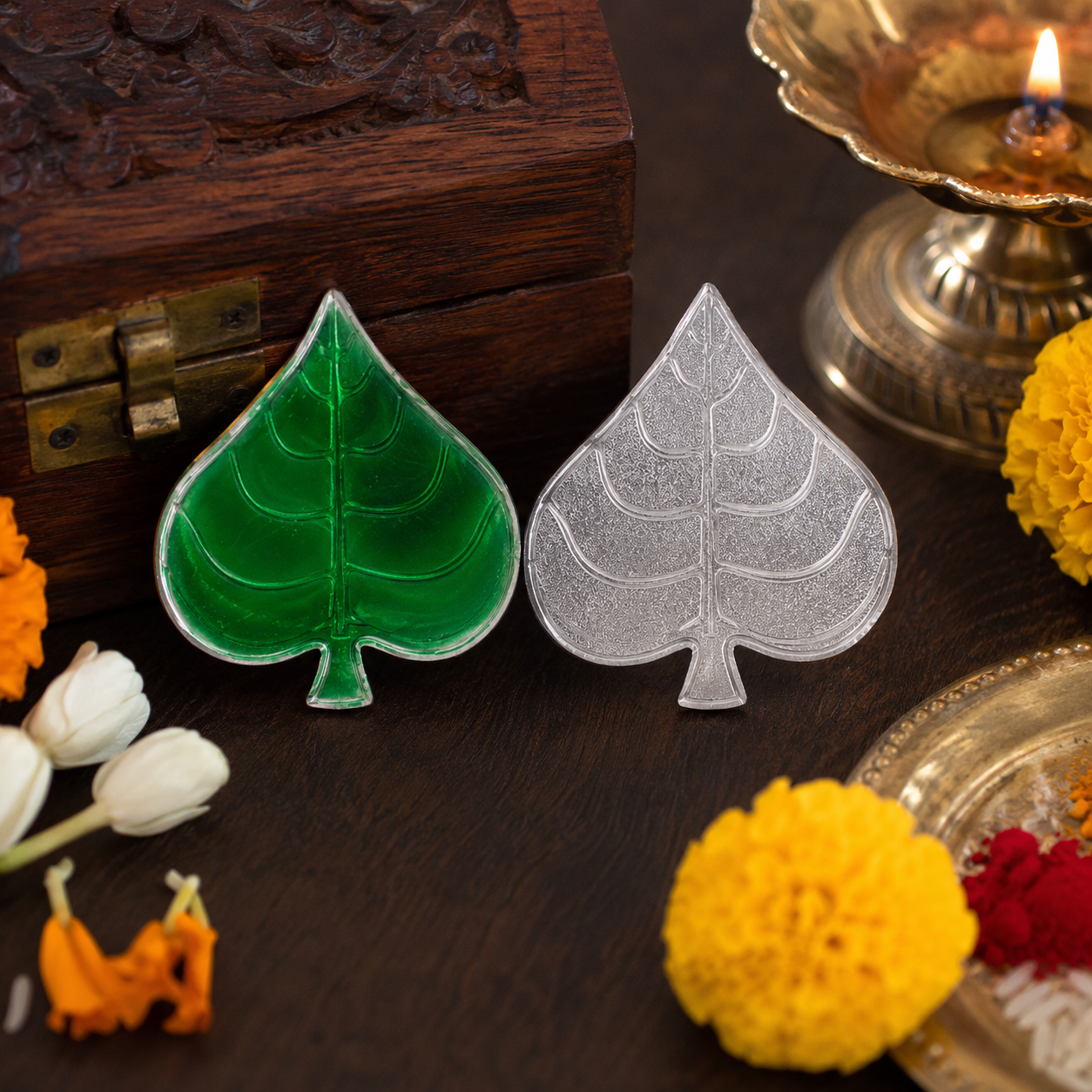 Silver Green Leaf thumbnail 3