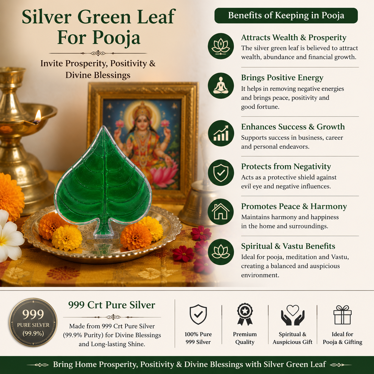 Silver Green Leaf thumbnail 5
