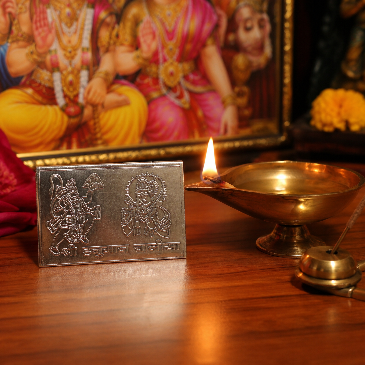 Silver Hanuman Chalisha thumbnail 3