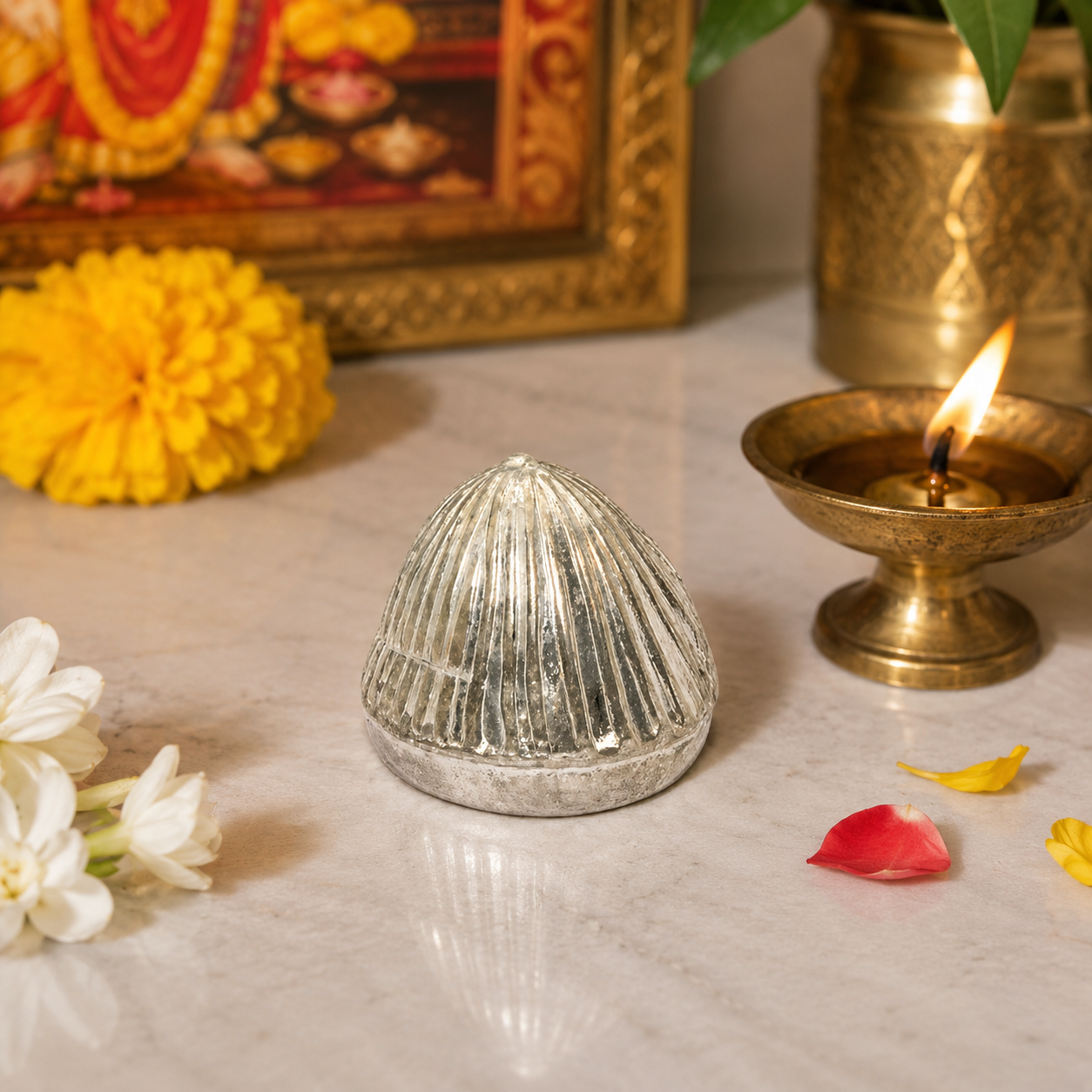 Silver Supari (Betel Nut) thumbnail 2