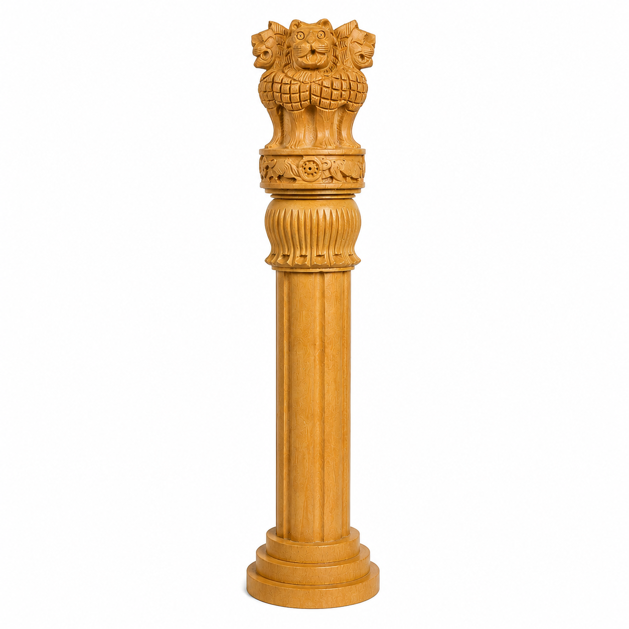 Ashoka Pillar Wooden Handicraft