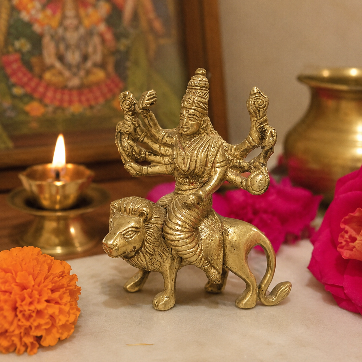 Ashtadhatu Maa Durga (8-Metal Goddess Durga)