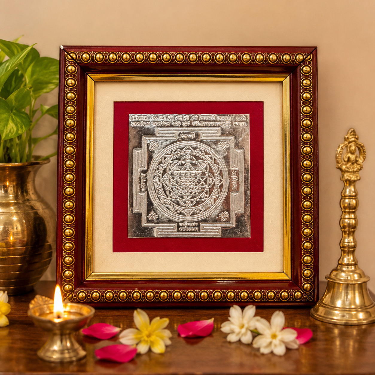 Silver Shree Nath Ji Idol (Lord Krishna)