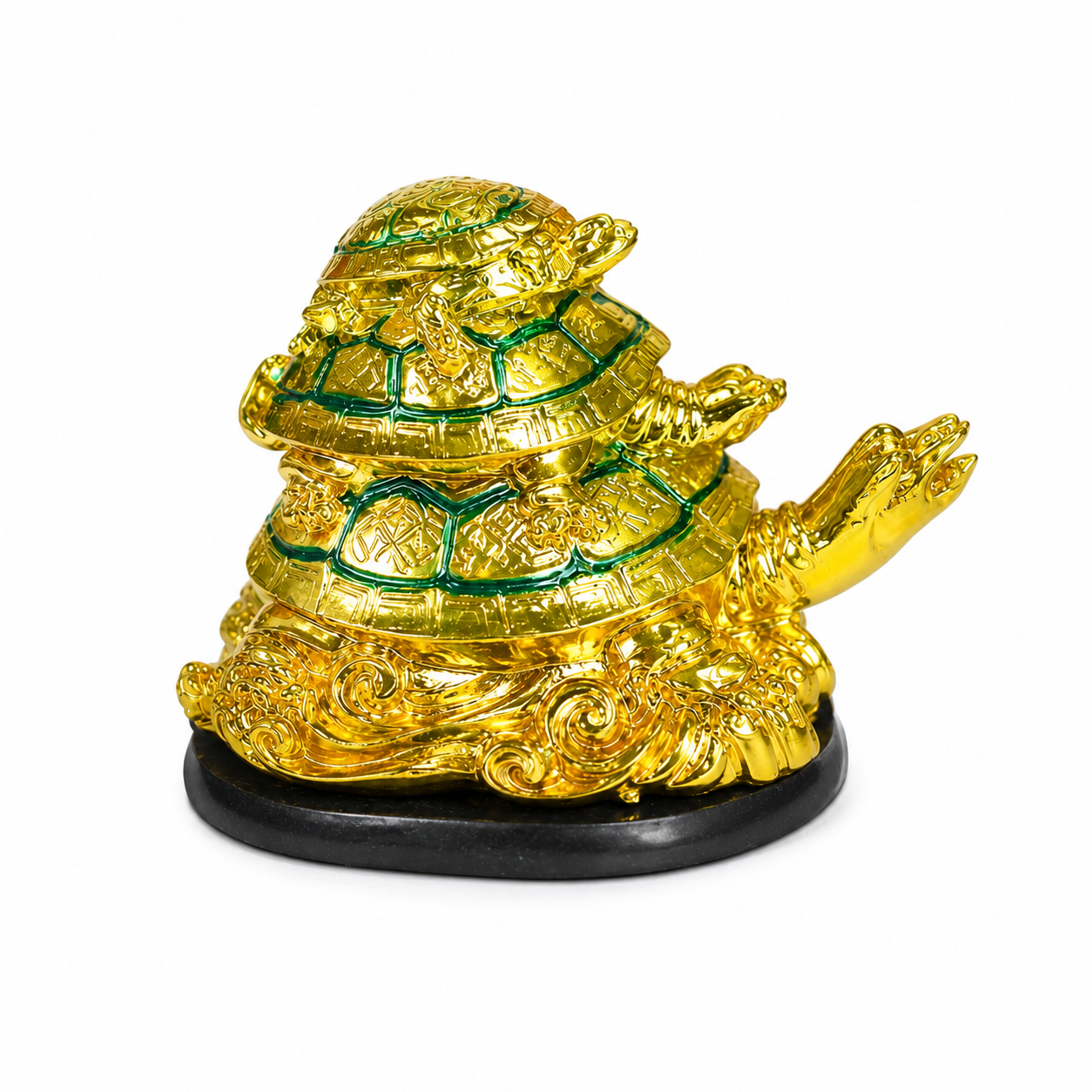 Feng Shui Triple Tortoise Family (Longevity)