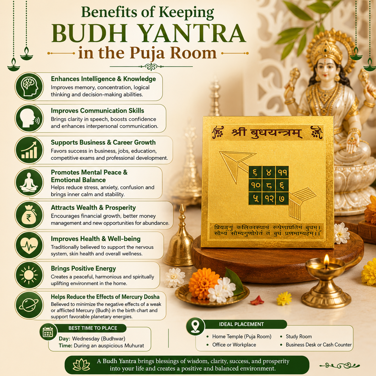 Budh 2x2 Yantra thumbnail 3