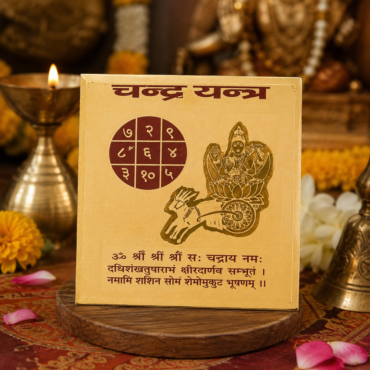 Chandra 3x3 Yantra