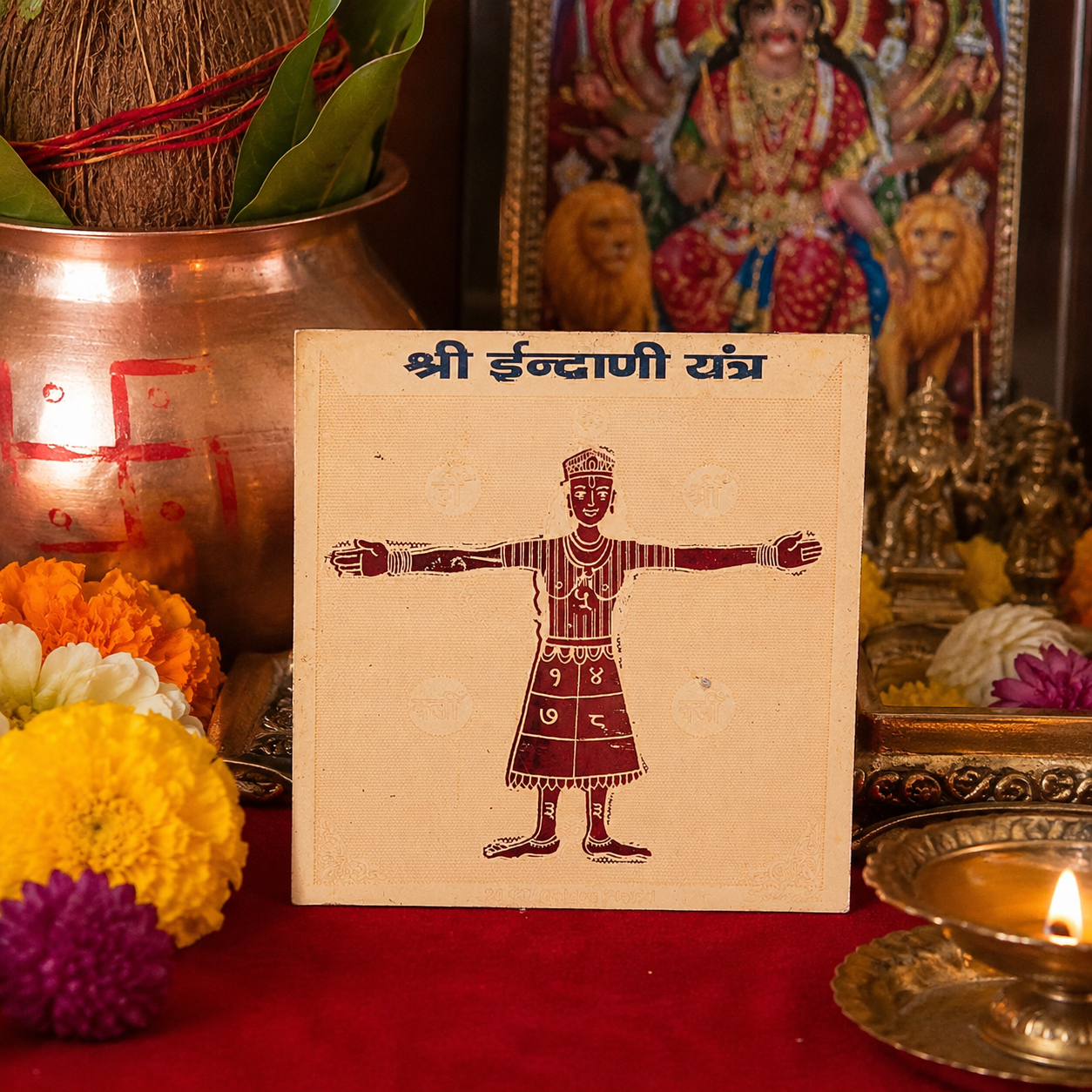 Indrani 3x3 Yantra