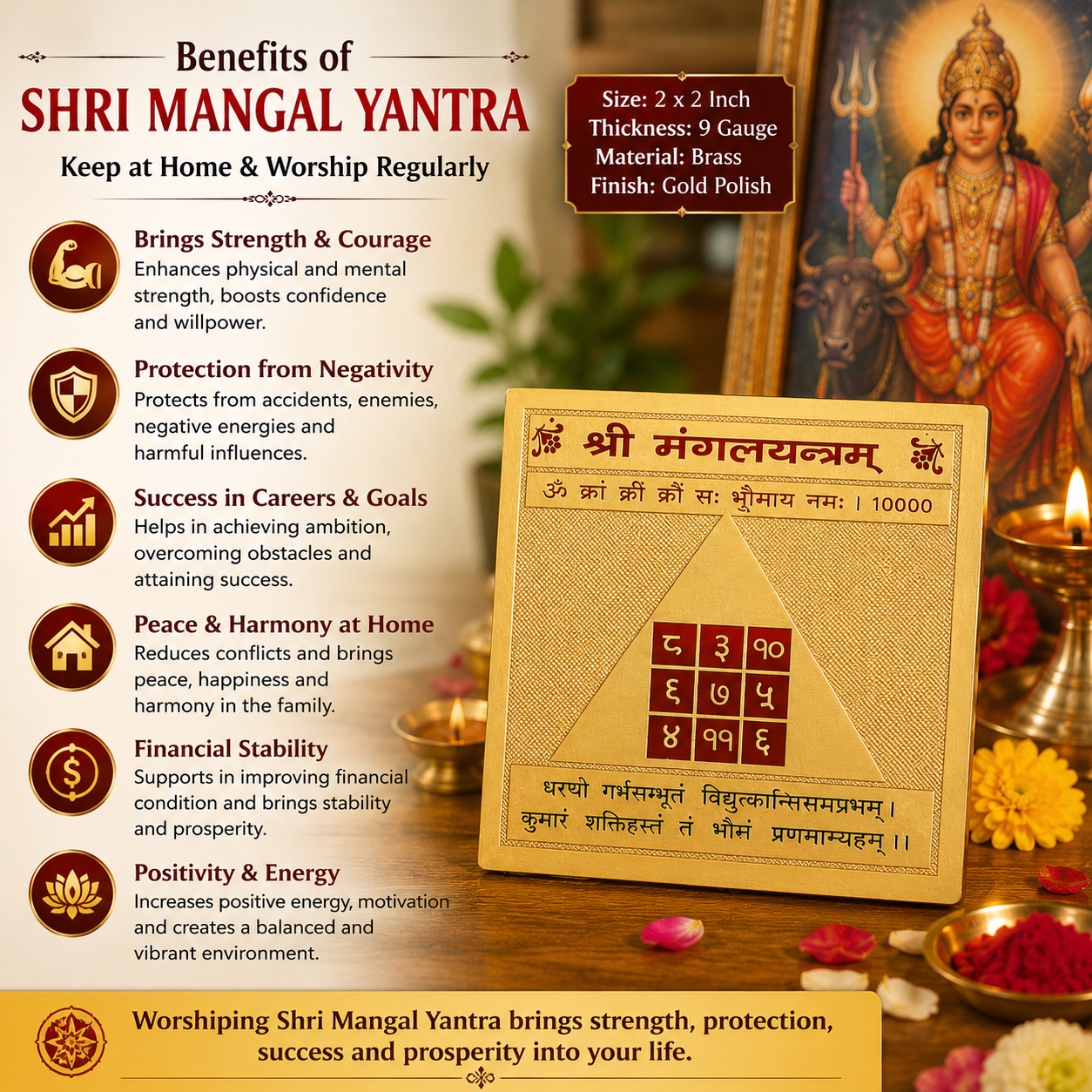 Mangal 2x2 Yantra thumbnail 4