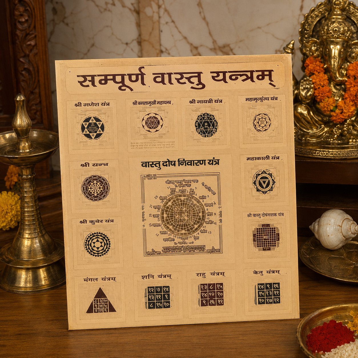 Sampoorna Vastu 6x6 Yantra thumbnail 2