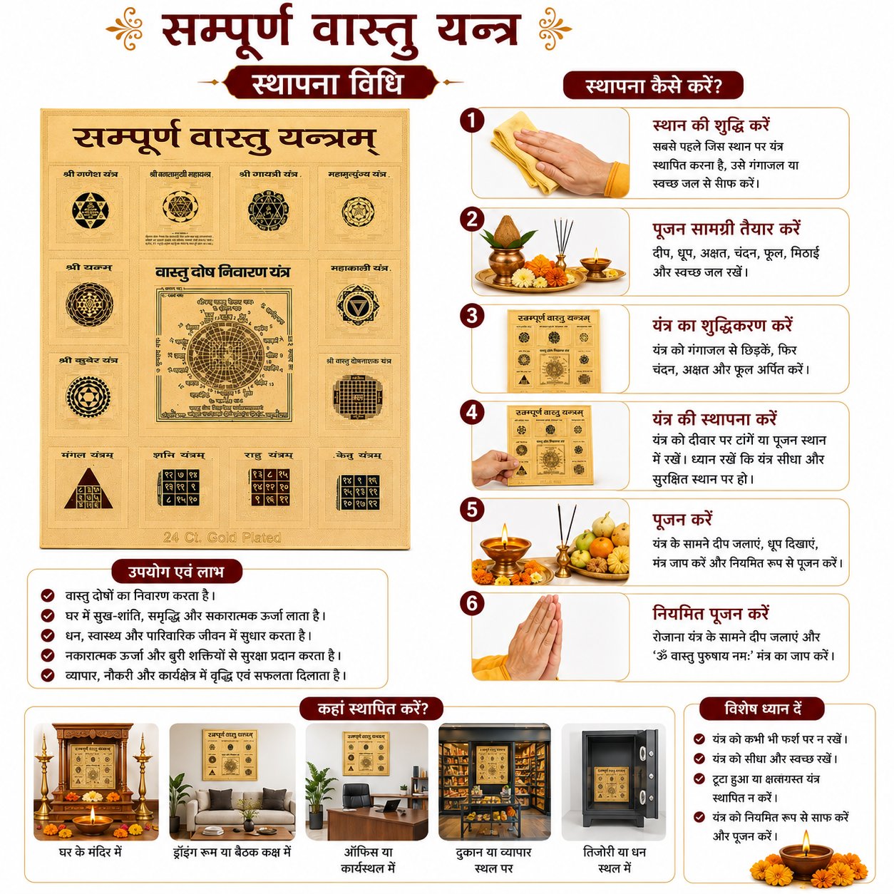 Sampoorna Vastu 6x6 Yantra thumbnail 5