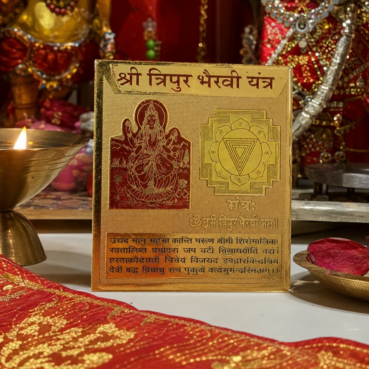 Tripur Bhairavi 3x3 Yantra