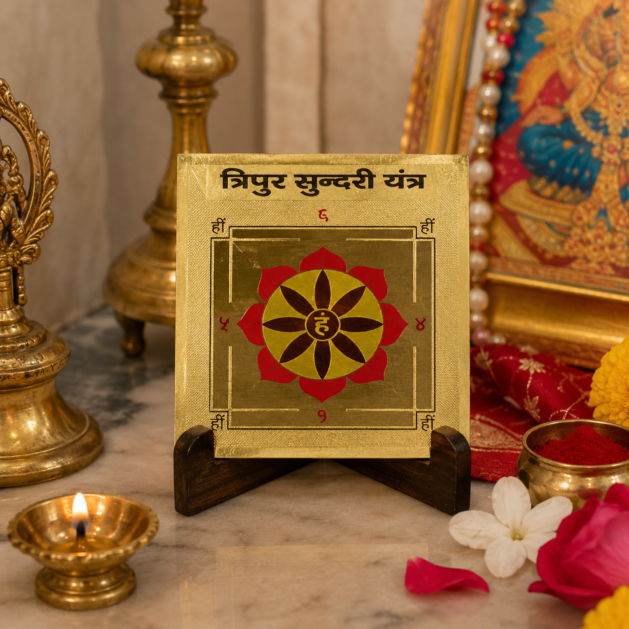 Tripur Sundari 3x3 Yantra