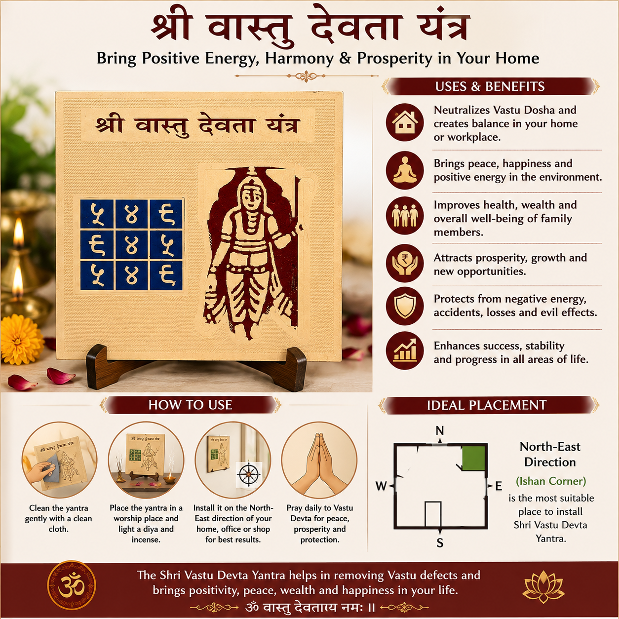 Vastu Devta 3x3 Yantra thumbnail 3