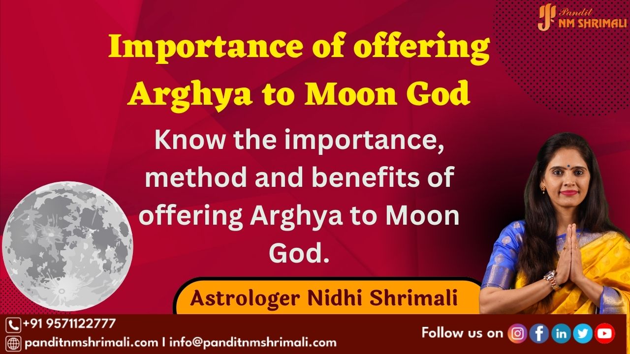Arghya to Moon God